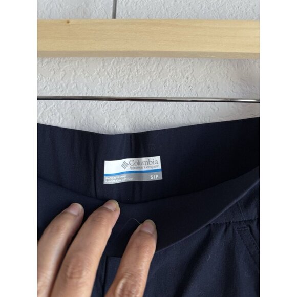 COLUMBIA Women Small Capri Shorts Athletic Outdoor Navy & Black Pull On Set of 2 - Picture 6 of 16